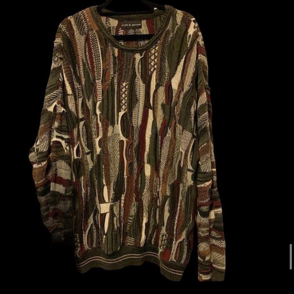 Croft & barrow “coogi” sweater